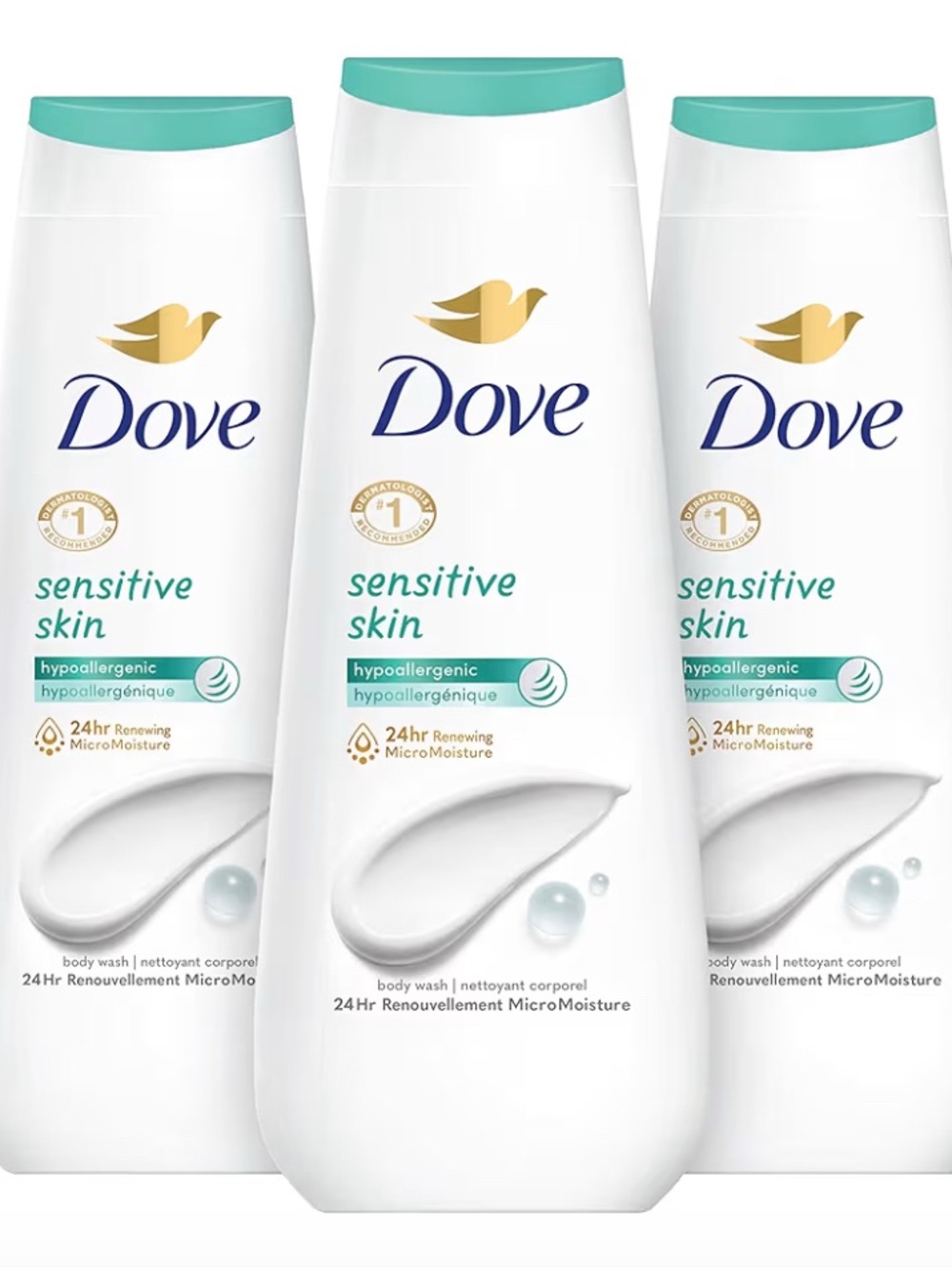 Dove Body Wash Sensitive Skin 3 Pack